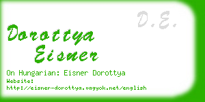 dorottya eisner business card